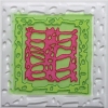 40cms Cut, Etched and Stitched Panel
