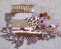 Hand Textured Stiching Sample