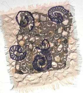 Distressed Organza Sample