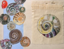Painted and padded Suffolk puffs